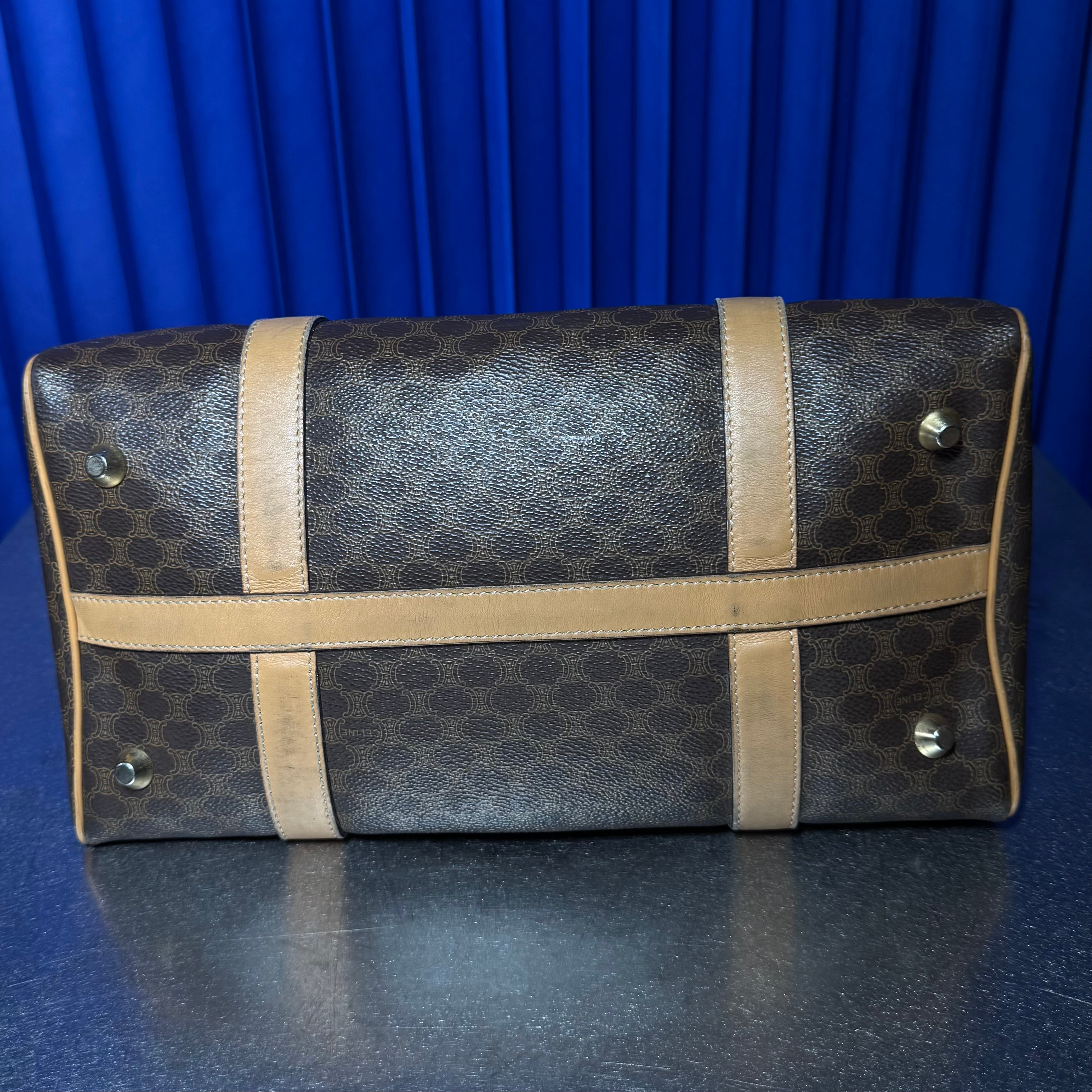 CELINE MACADAM BOSTON HANDBAG