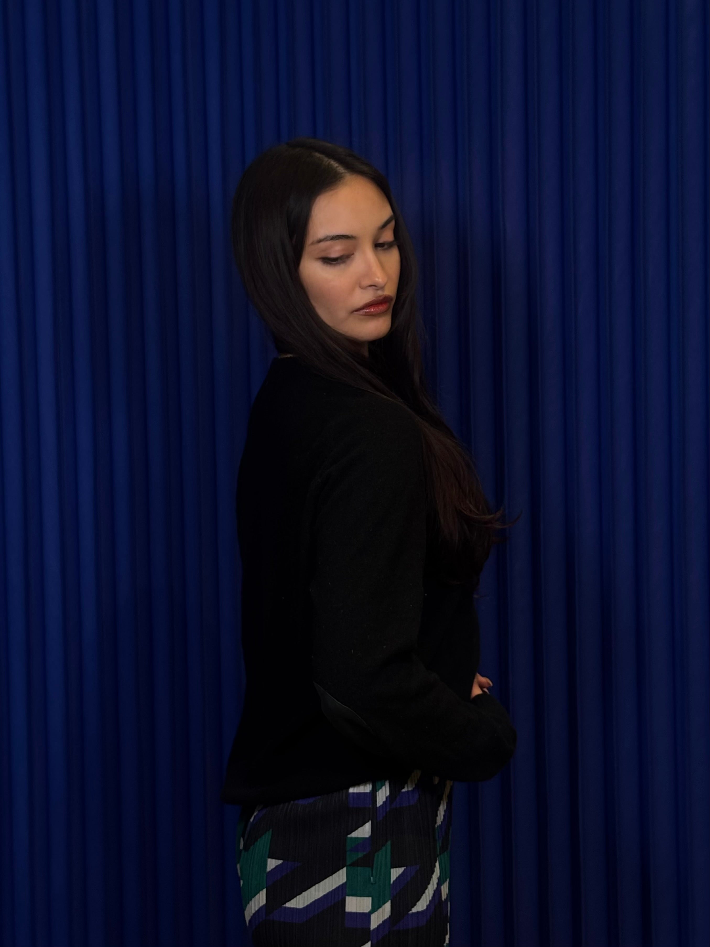 Prada Cashmere Blend Crewneck Sweater ‘Black’