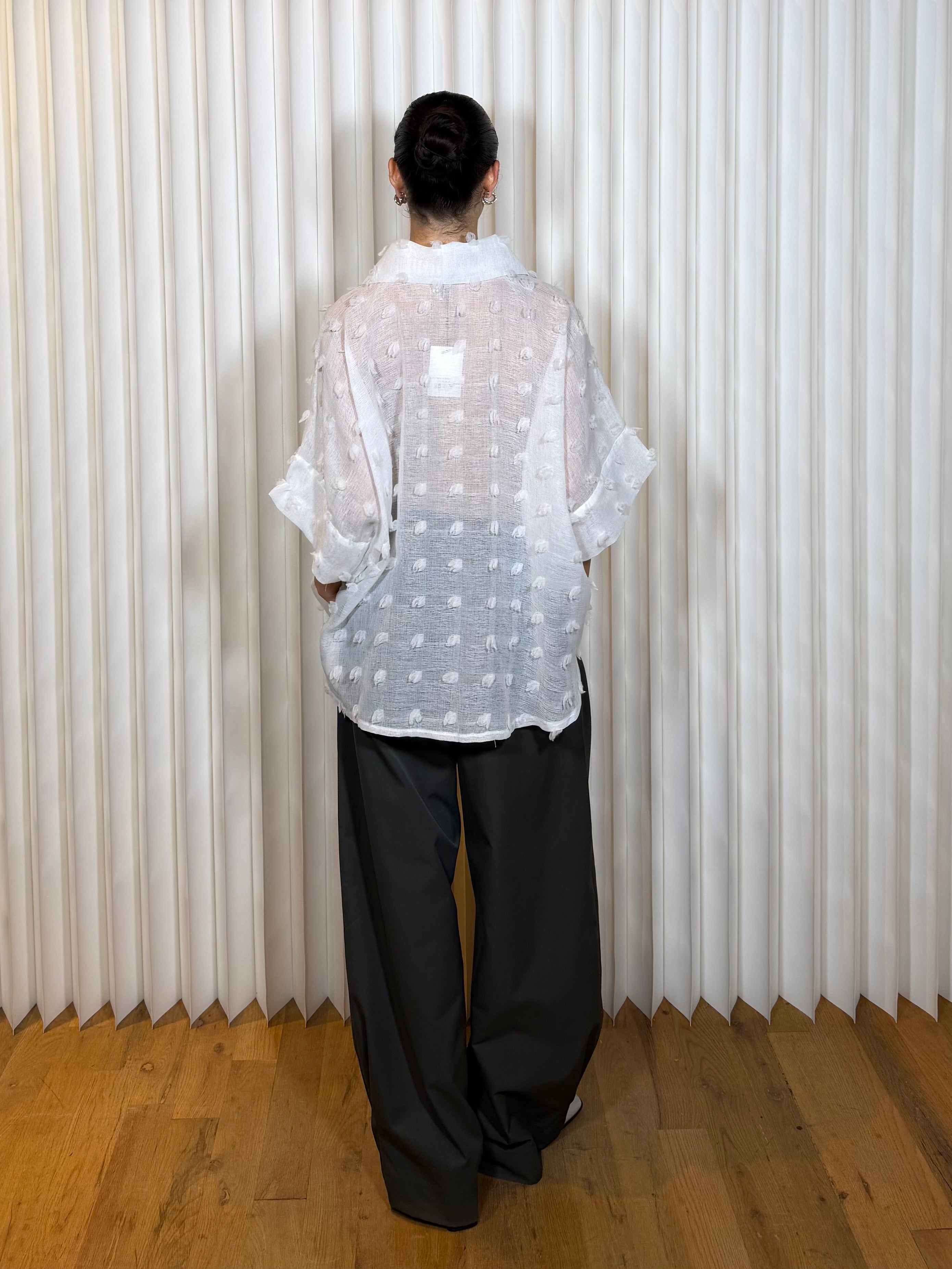 Lior Paris White Zip Up