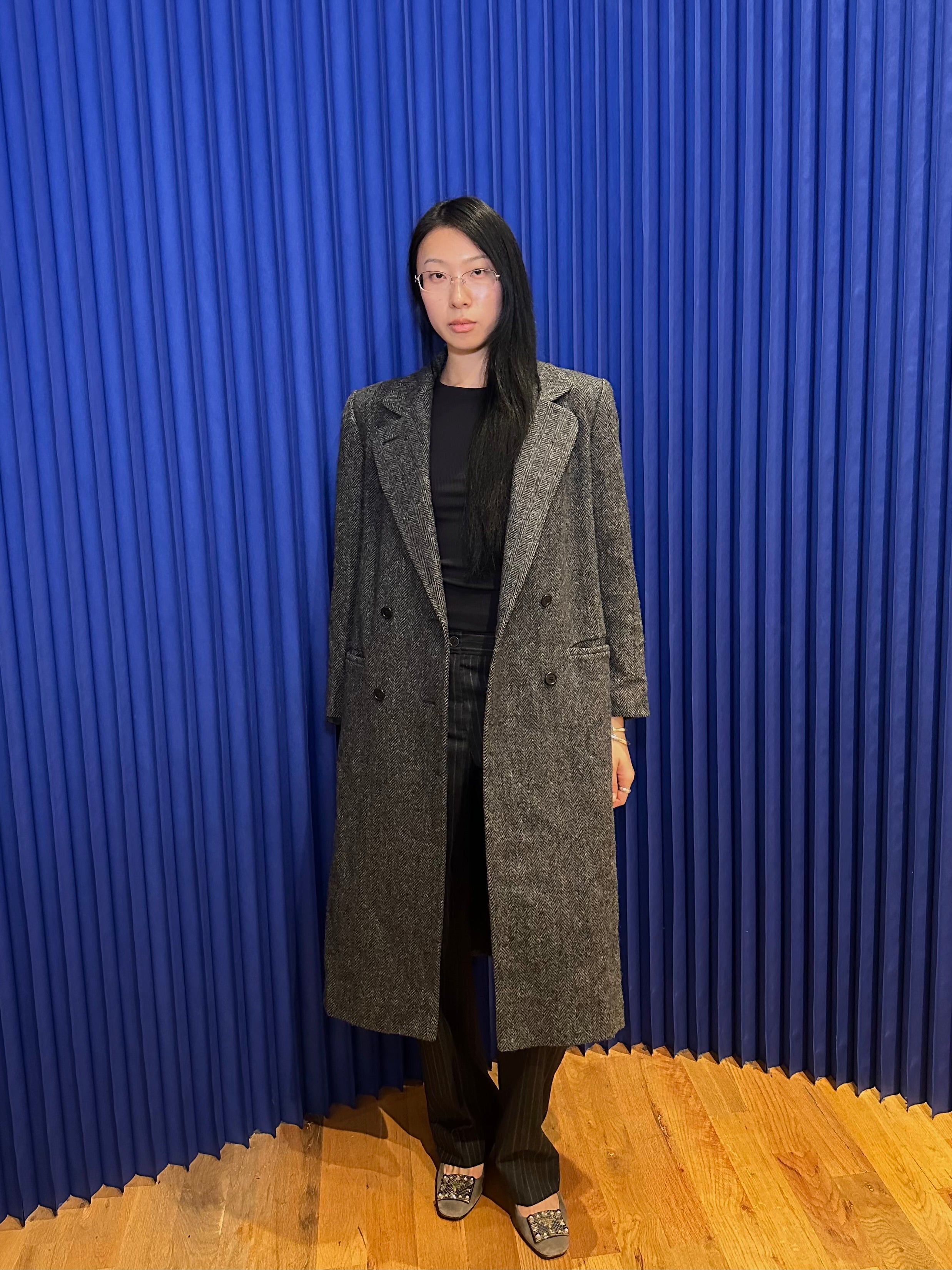 JG Hook Grey Wool Coat