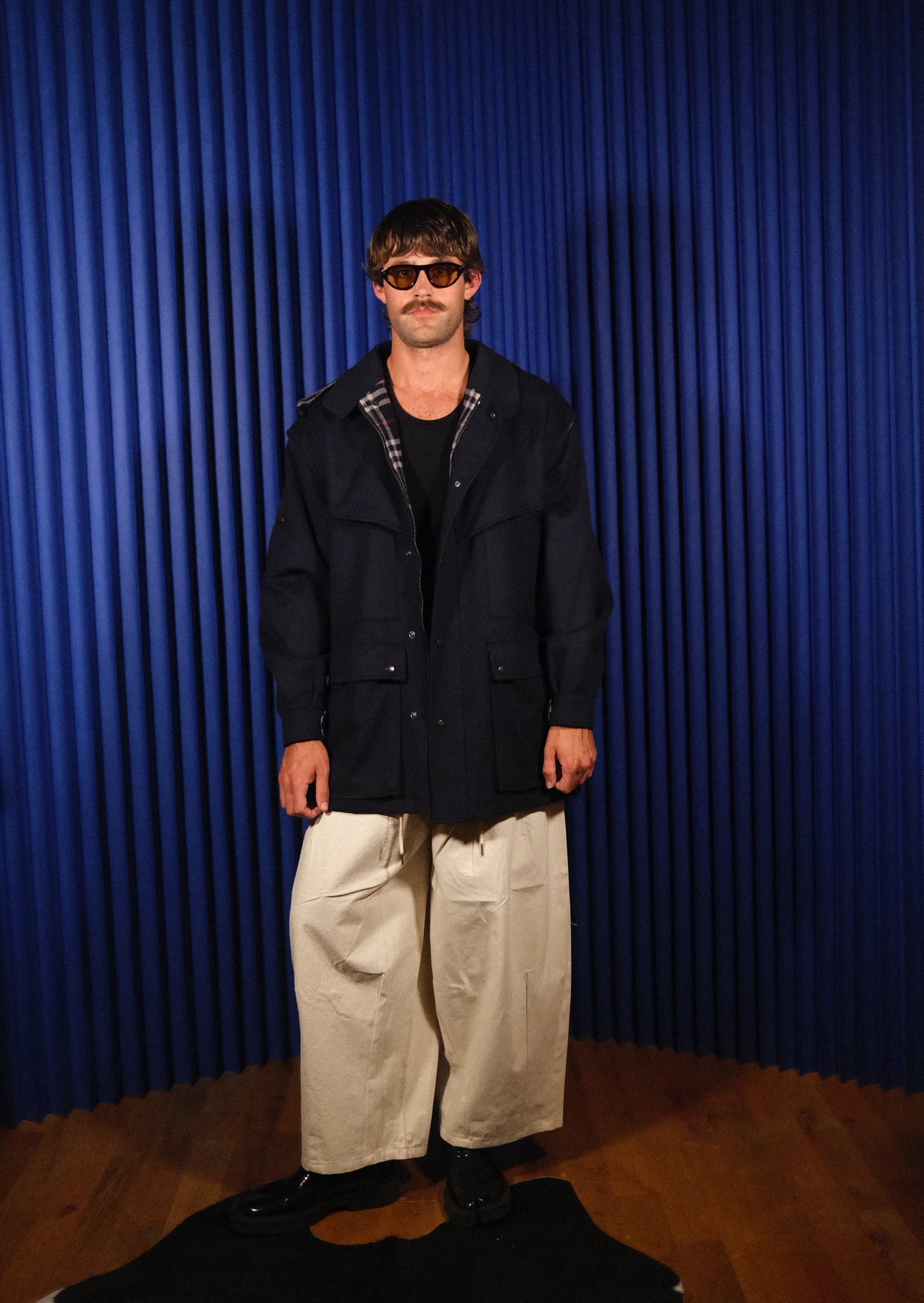BURBERRY HOODED WOOL JACKET