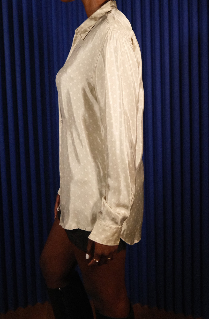 LOUIS VUITTON RAYON BLEND BUTTON UP