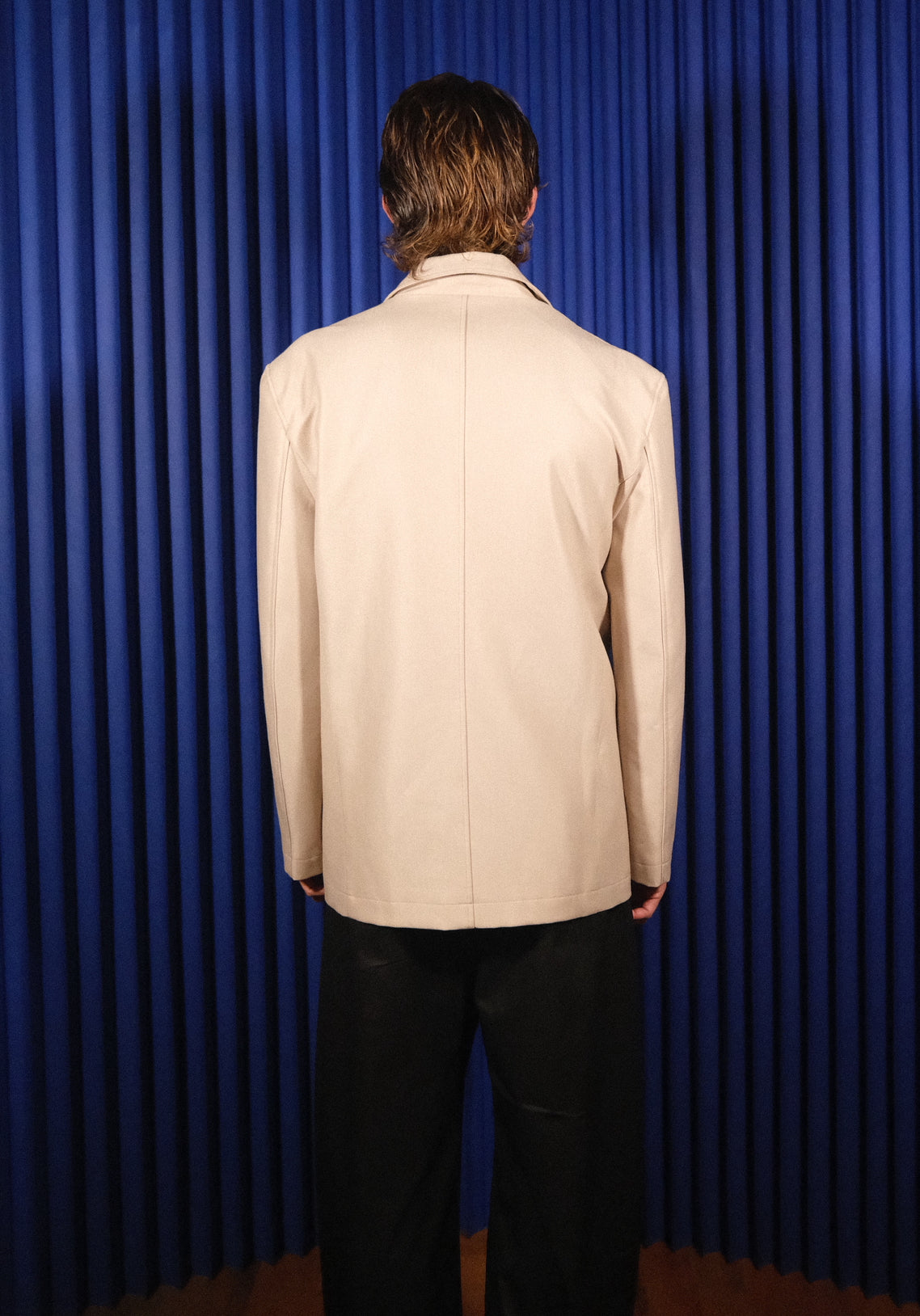 LEMAIRE ÉCRU OVERSIZED WOOL BLAZER