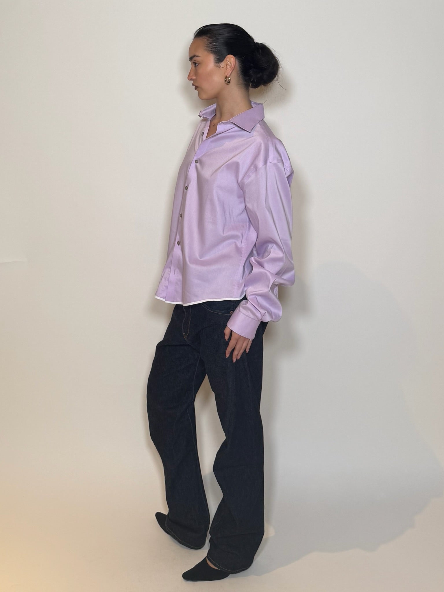 FRIDA Reworked Button Down ‘Lilac’