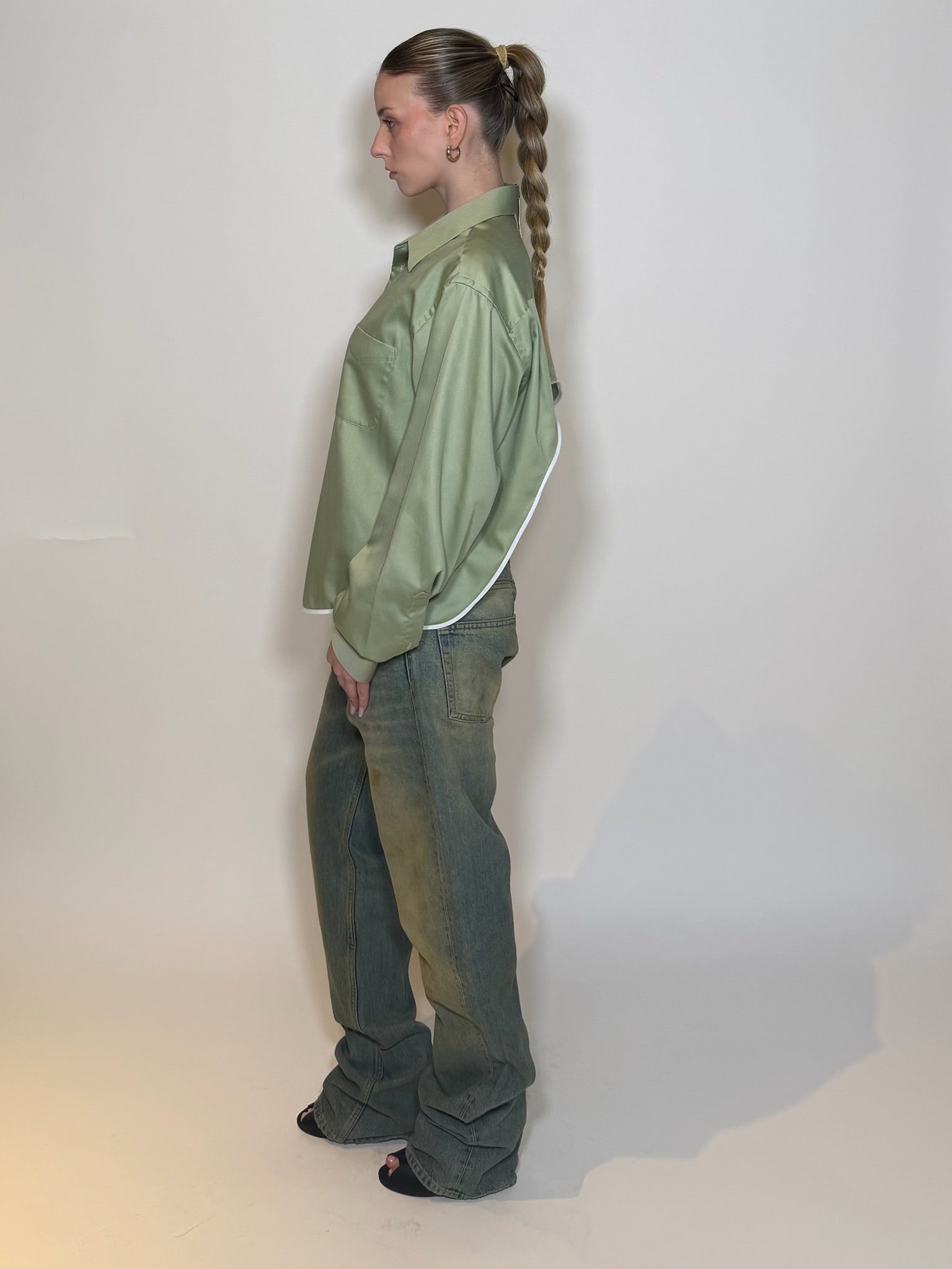FRIDA Reworked Button Down ‘Green’