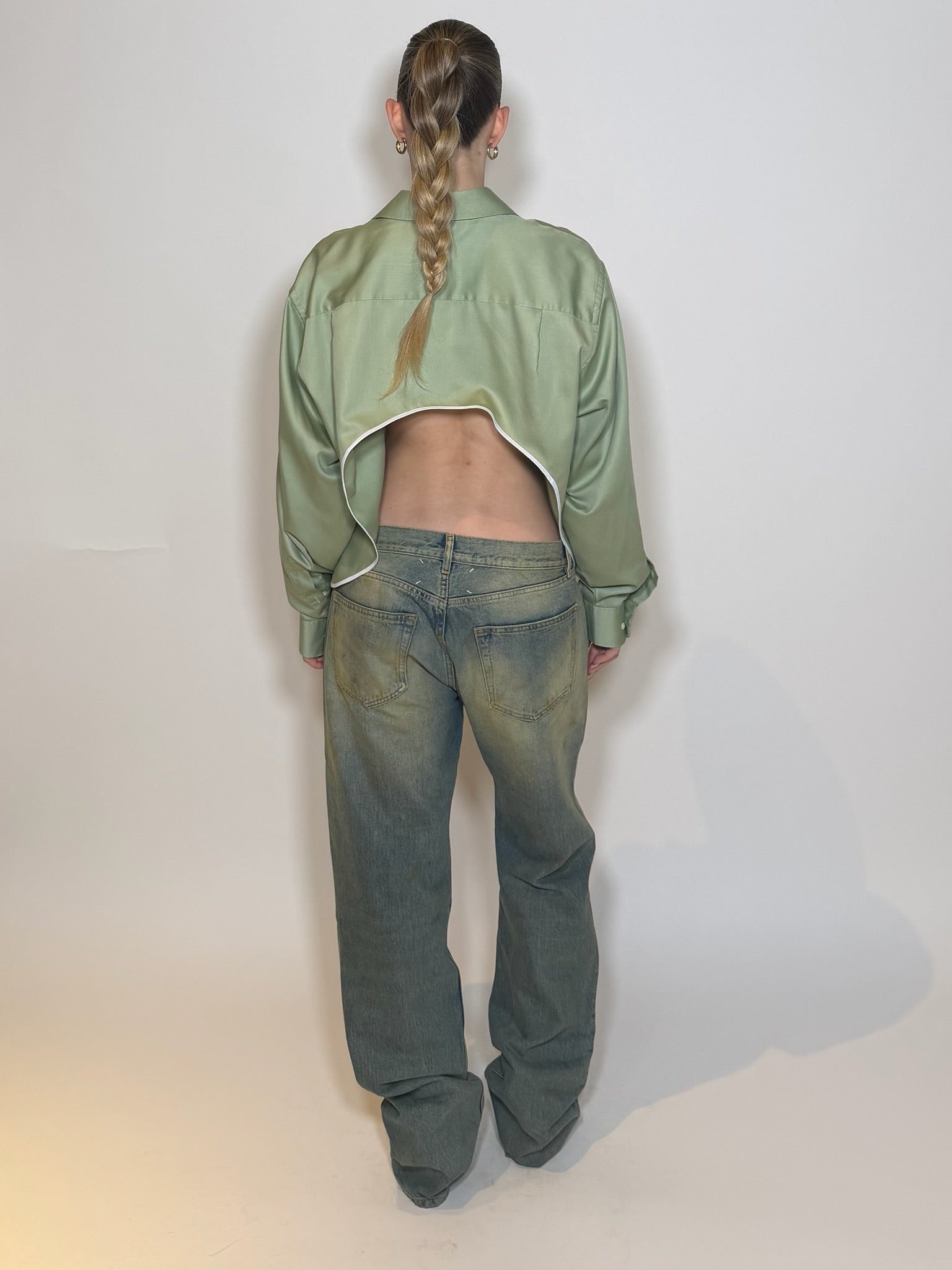 FRIDA Reworked Button Down ‘Green’