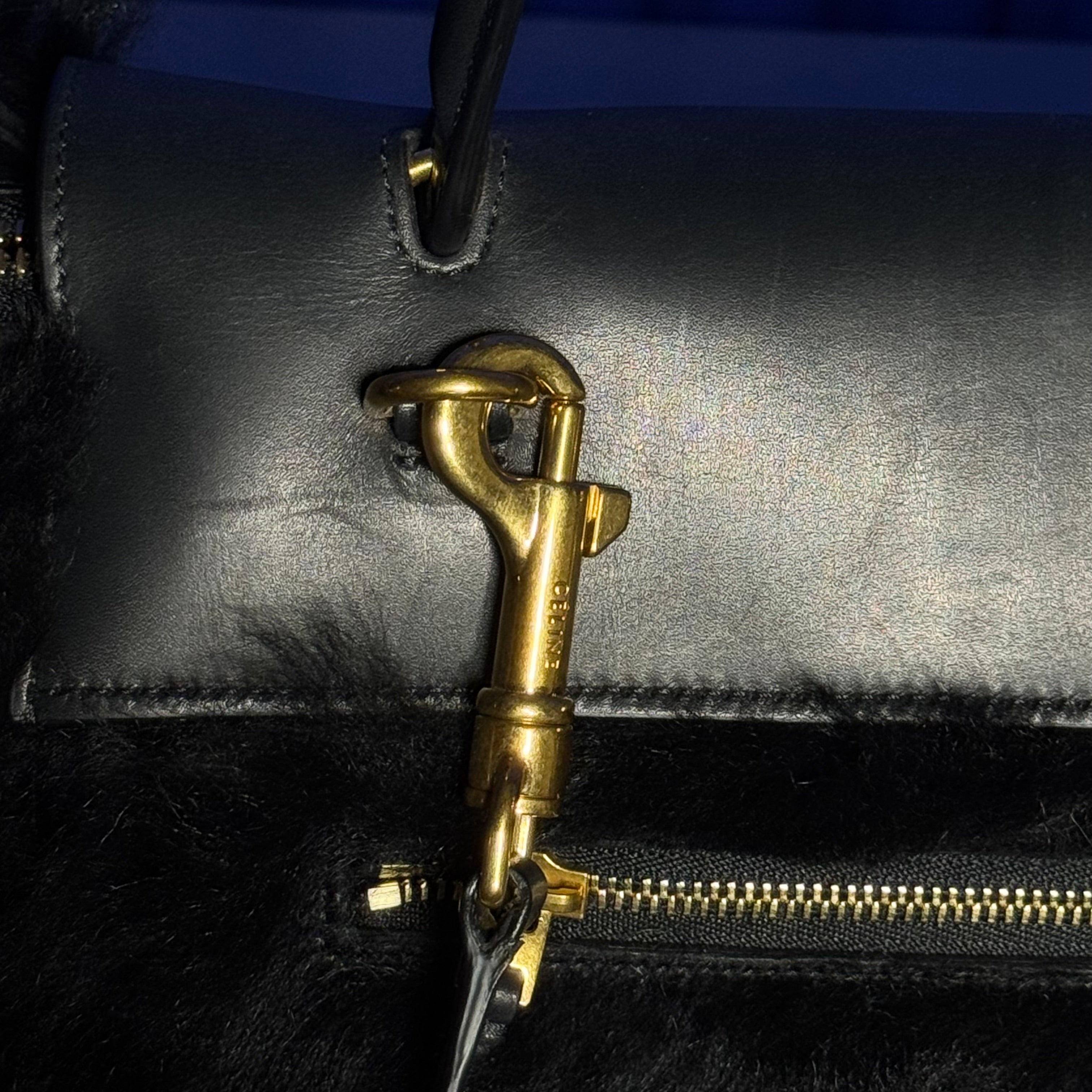 Celine Shearling Mini Belt Bag