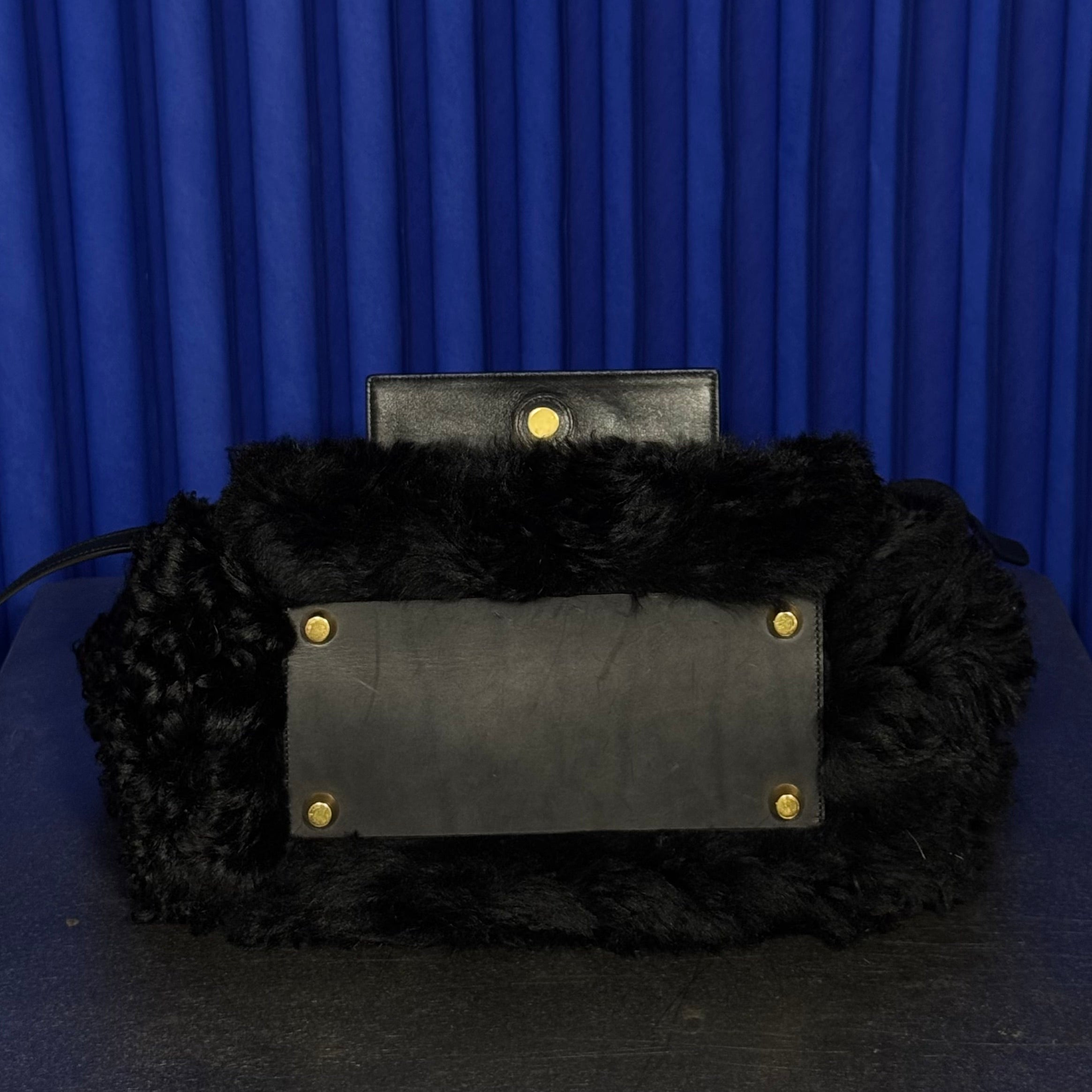 Celine Shearling Mini Belt Bag