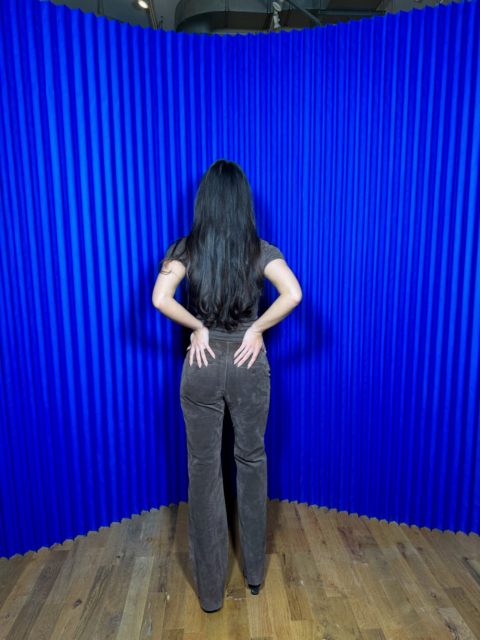 MODA Intl. Brown Suede Pants