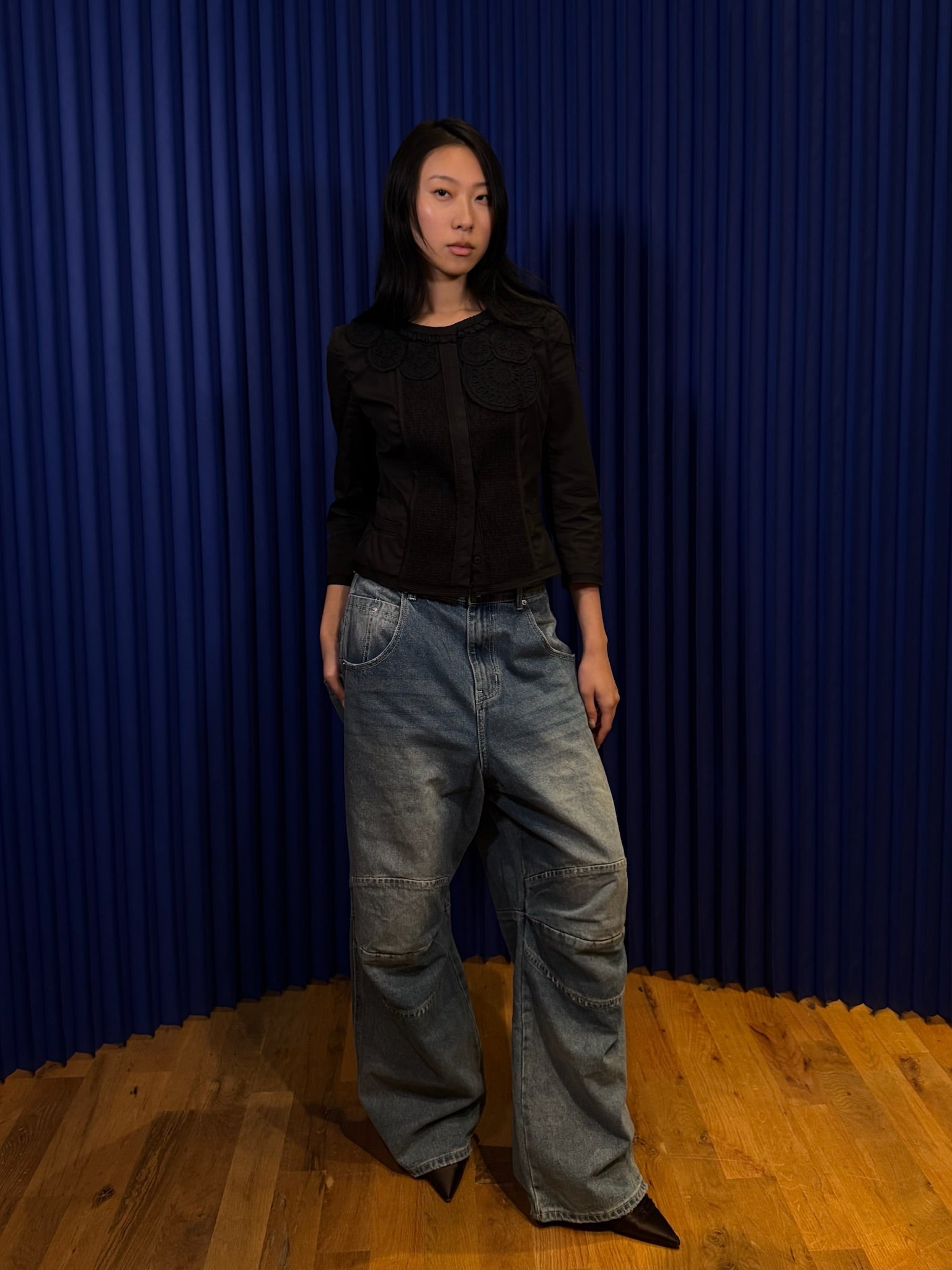 FREE MARKET OHNIW DENIM WIDE PANT