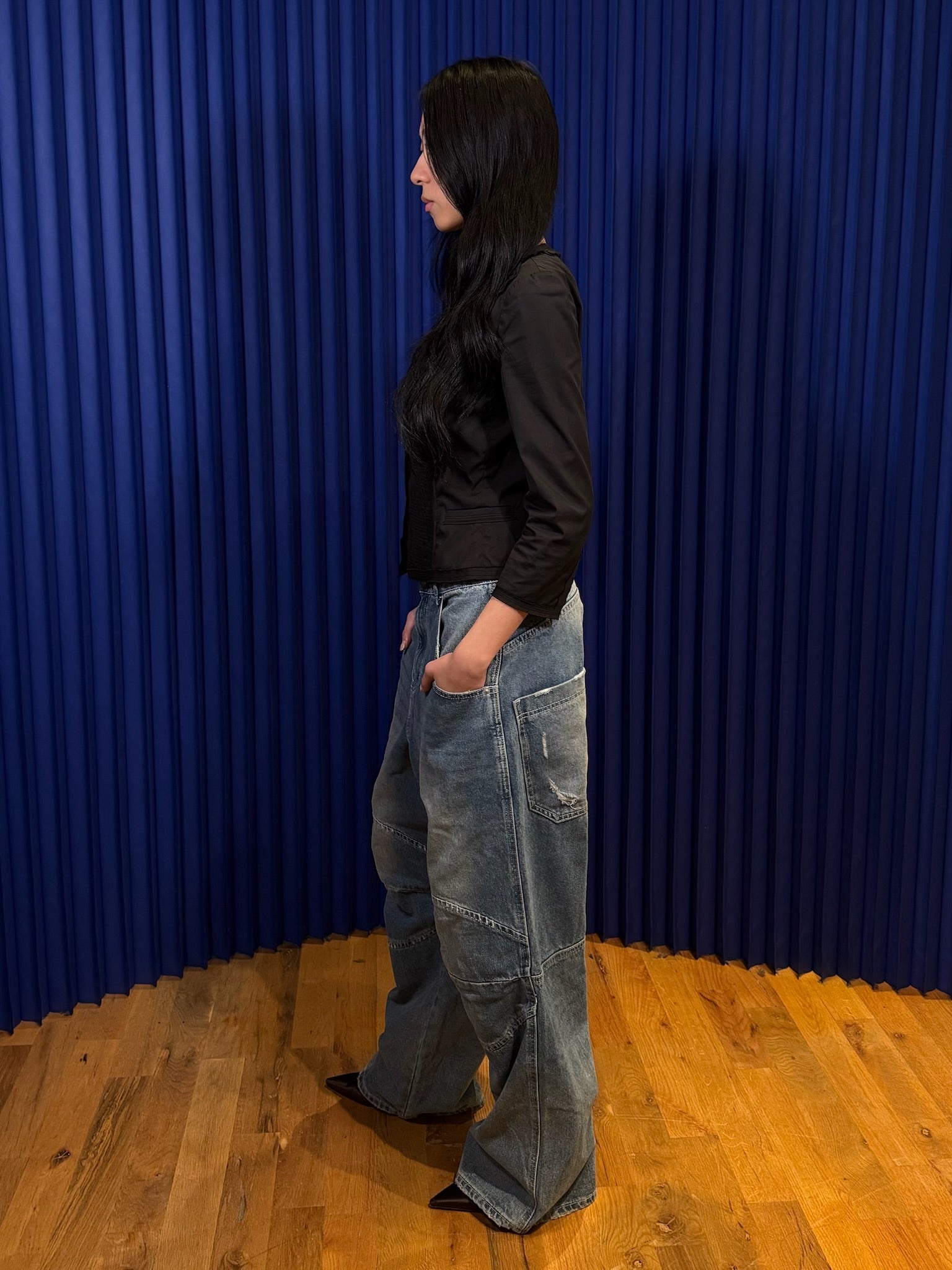 FREE MARKET OHNIW DENIM WIDE PANT