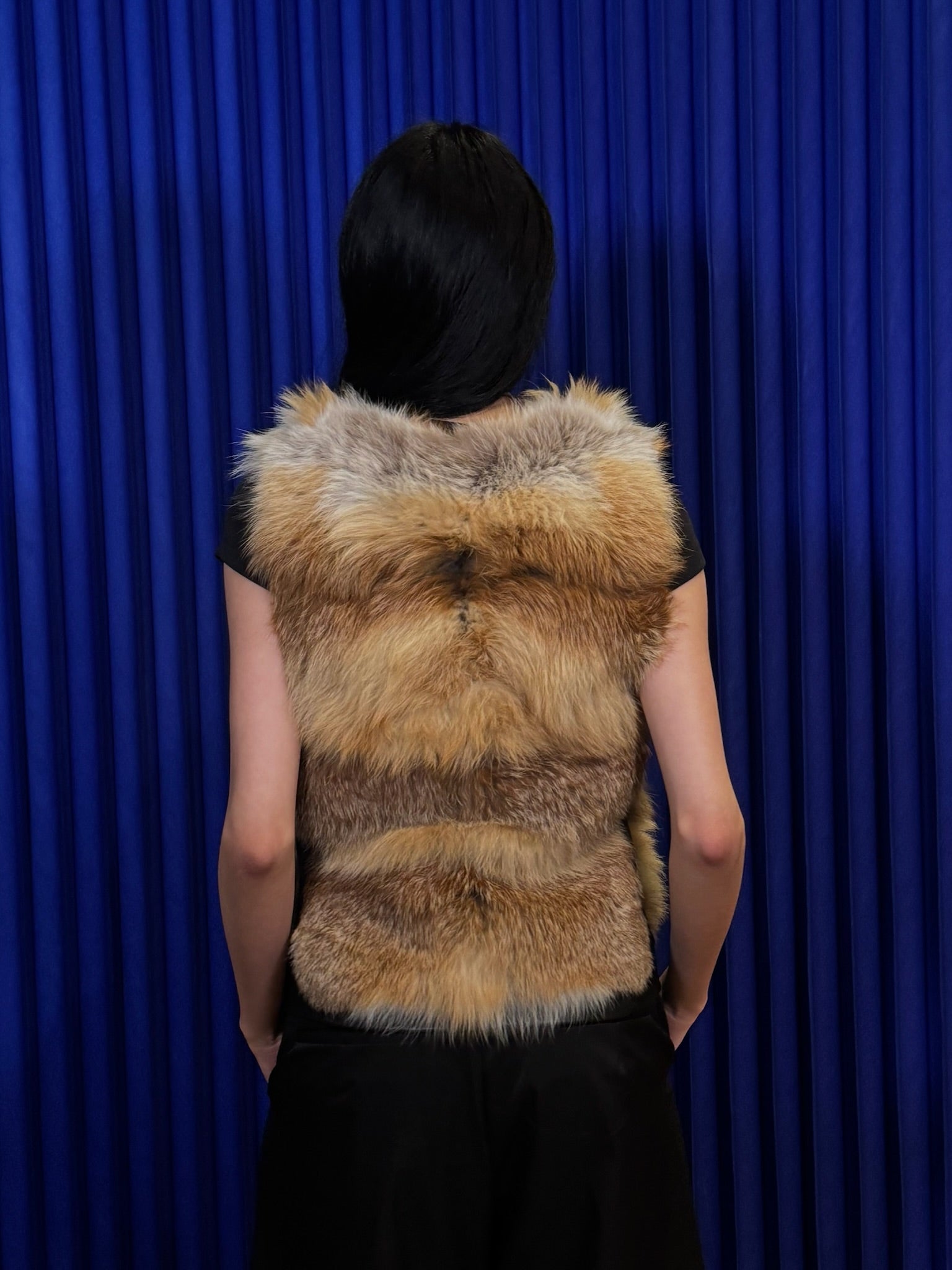ZIP-UP FUR VEST