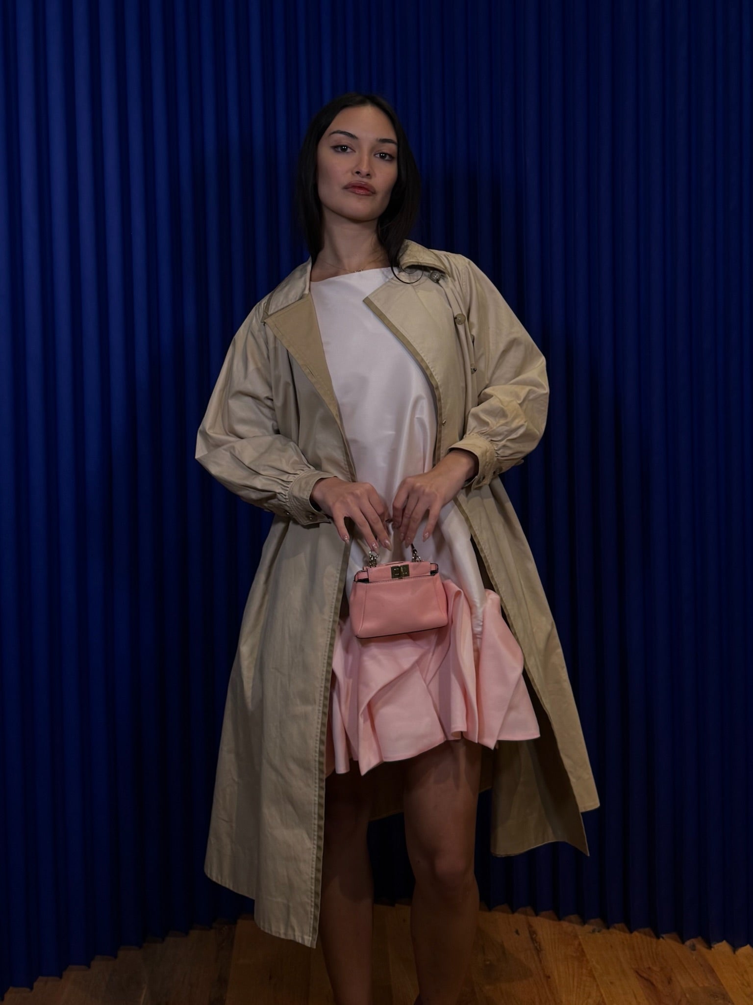 Vintage YSL Cotton Long Coat