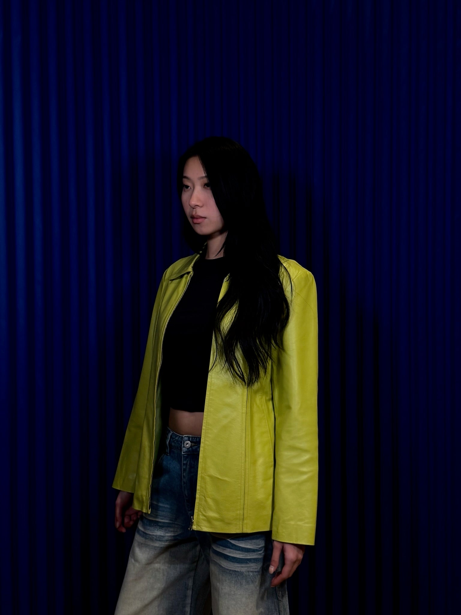 Worthington Green Leather Jacket