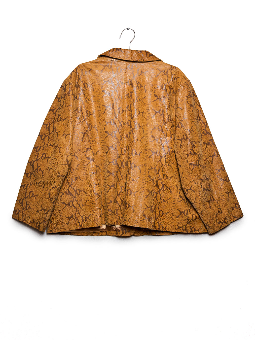 Vintage Yellow Snakeskin Coat